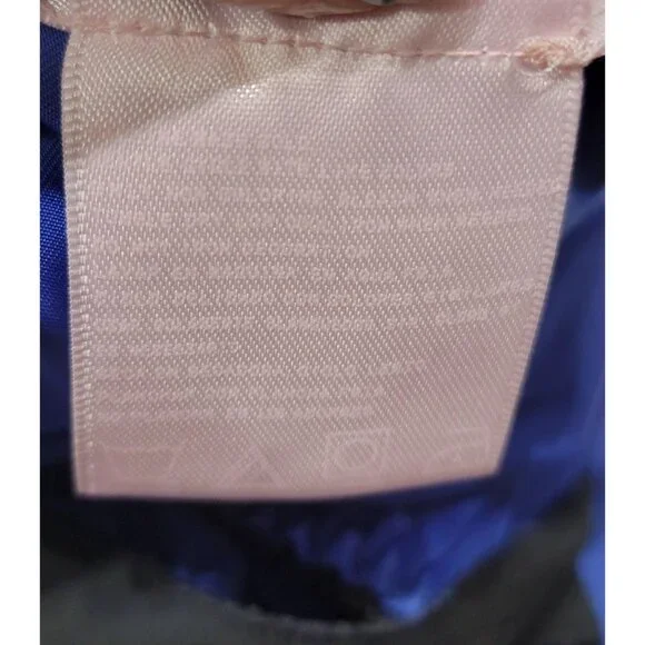 Blossom Intimates Blue & Black Sleeveless Tie-Strap Babydoll Nightgown - Picture 5 of 5